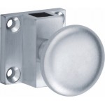 Trekknop espagnolet voor vierkante stang mat chroom