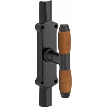 Kruisespagnolet Ton T mat zwart teak Kruisespagnolet Ton T mat zwart teak