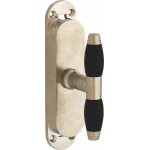 Kruisespagnolet Bonton antiek nikkel ebben