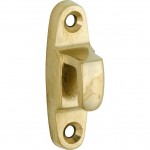 Sluithaak voor raamboom messing getrommeld ongelakt