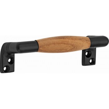 Raamgreep Ton mat zwart teak