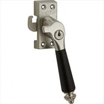 Raamsluiting SKG Nouveau antiek nikkel ebbenhout