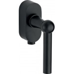 Draaikiep Chemin de Fer afsluitbaar mat zwart