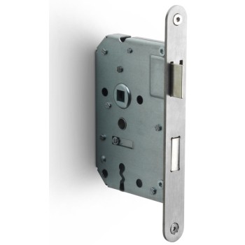 BASICS LBLA-N56 deurslot sleutel afgerond mat RVS    