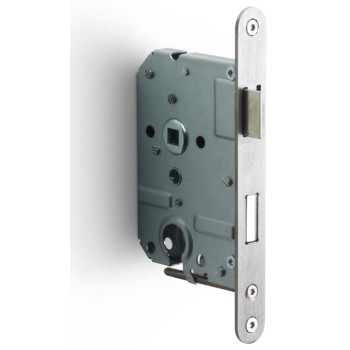 BASICS LBLA-Y55 deurslot cilinder afgerond mat RVS