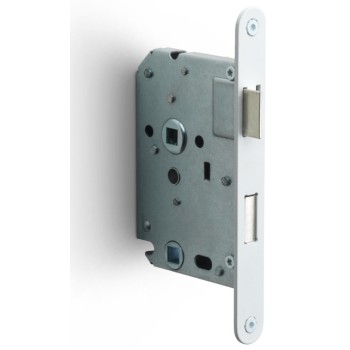 BASICS LBLA-W63x8 deurslot toilet afgerond wit