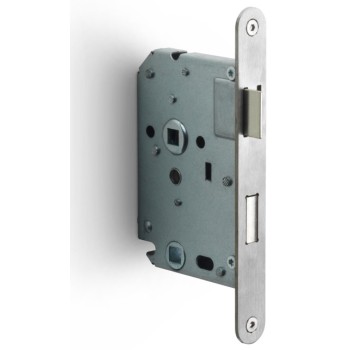 BASICS LBLA-W63x8 deurslot toilet afgerond mat RVS