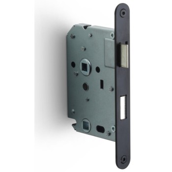 BASICS LBLA-W63x8 deurslot toilet afgerond mat zwart