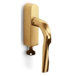 Draaikiep ELEEZ ZH100-DKLOCK-O afsluitbaar PVD mat goud