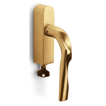 Draaikiep ELEEZ ZH100-DKLOCK-O afsluitbaar PVD mat goud