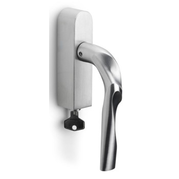 Draaikiep ELEEZ ZH100-DKLOCK-O afsluitbaar mat RVS