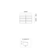 Hive set 2-breed, 3-hoog met dak antraciet