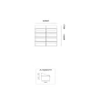 Hive set 2-breed, 4-hoog met dak antraciet