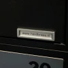 Brievenbusnaamplaat zelfklevend staal