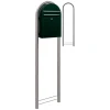 Brievenbus Bobi Classic Zwartgroen + statief