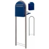 Brievenbus Bobi Classic Back Blauw + statief