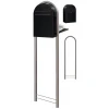 Brievenbus Bobi Classic Back Zwart + statief