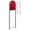 Brievenbus Bobi Classic S Rood + statief