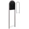 Brievenbus Bobi Classic S zwart structuur + statief