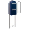 Brievenbus Bobi Duo Blauw + statief