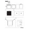 Inbouwkast BobiNox X400 RVS