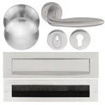 Complete voordeurset Hydra Basic mat RVS 