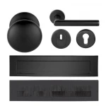 Complete voordeurset Gunmetal PVD