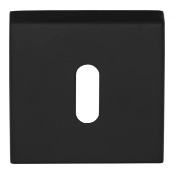 Sleutelplaatje D10V mat zwart Sleutelplaatje D10V mat zwart