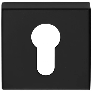 Cilinderplaatje D10V mat zwart Cilinderplaatje D10V mat zwart