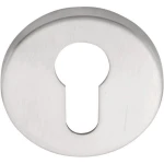Cilinderplaatje D6 mat RVS