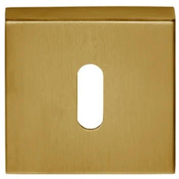 Sleutelplaatje Basic BSQN53 PVD mat goud Sleutelplaatje Basic BSQN53 PVD mat goud