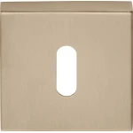 Sleutelplaatje D10V licht brons