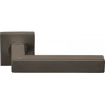 Deurklink Basic BSQ1 vierkant rozet brons