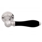 Deurkruk Timeless 1815GRR50 rond rozet geveerd glans nikkel Deurkruk Timeless 1815GRR50 rond rozet geveerd glans nikkel