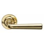 Deurkruk Timeless 1925GRR50 rond rozet messing ongelakt Deurkruk Timeless 1925GRR50 rond rozet messing ongelakt