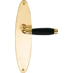 Deurkruk schild Timeless 1934MPOSFC messing ongelakt ebben Deurkruk schild Timeless 1934MPOSFC messing ongelakt ebben