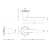 Deurkruk Cone OH101-G mat RVS