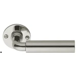 Deurkruk Timeless 1923MRR38 rond rozet 38mm glans nikkel Deurkruk Timeless 1923MRR38 rond rozet 38mm glans nikkel