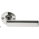 Deurkruk Timeless 1929MRR38 rond rozet glans nikkel Deurkruk Timeless 1929MRR38 rond rozet glans nikkel