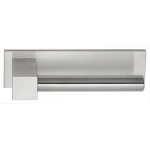 Deurkruk Bobby EK100-G mat RVS op horizontaal schild