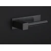 Deurkruk Bobby EK100-G PVD mat zwart op horizontaal schild