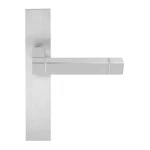 Deurkruk schild Square JB100P236SFC mat rvs Deurkruk schild Square JB100P236SFC mat rvs