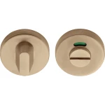 Toiletgarnituur Basic LBWC50D PVD licht brons met vrij bezet indicatie