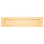Briefplaat Basic LB535 PVD mat goud