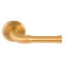 Deurkruk Nour EV100/64 rond rozet PVD mat goud