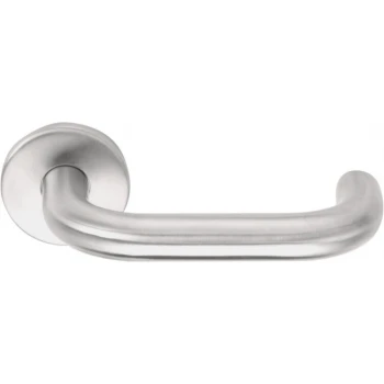 Deurklink Basic LB1 19mm (enkel) mat RVS Deurklink Basic LB1 19mm (enkel) mat RVS