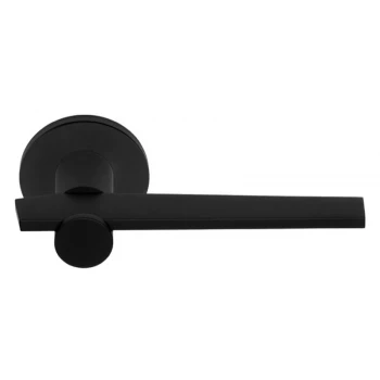 Deurkruk Tense BB100 rond rozet mat zwart Deurkruk Tense BB100 rond rozet mat zwart