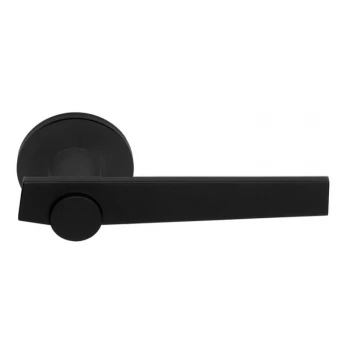 Deurkruk Tense BB101 rond rozet mat zwart Deurkruk Tense BB101 rond rozet mat zwart