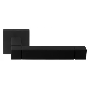 Deurkruk SQUARE JB100G vierkant rozet mat zwart Deurkruk SQUARE JB100G vierkant rozet mat zwart