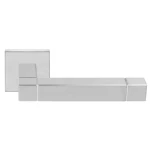 Deurkruk Square JB100G vierkant rozet mat rvs
